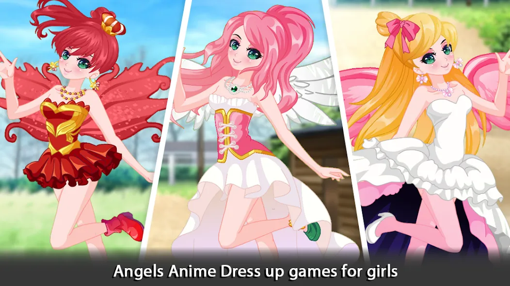 Dress Up Angel Anime Girl Game  [МОД Menu] Screenshot 5