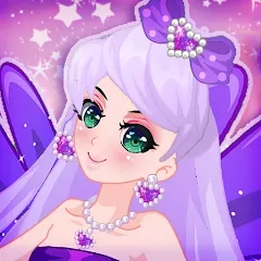 Взломанная Dress Up Angel Anime Girl Game  [МОД Menu] - стабильная версия apk на Андроид