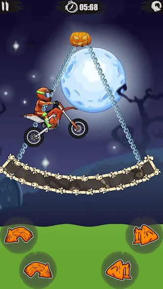 Moto X3M Bike Race Game (Мото 3М Игра на мотоциклах)  [МОД Бесконечные монеты] Screenshot 4