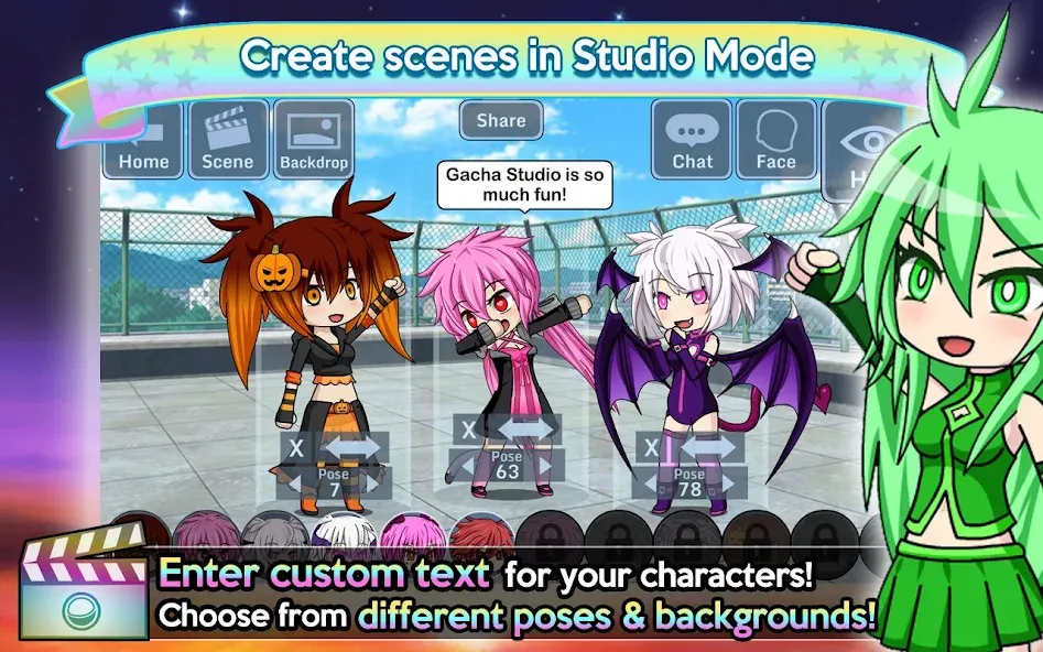 Gacha Studio (Anime Dress Up) (Гача Студио)  [МОД Бесконечные монеты] Screenshot 3