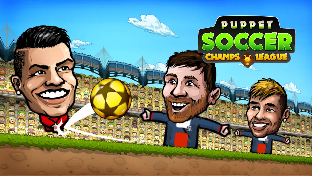 Puppet Soccer: Champs League (Паппет Соккер)  [МОД Unlocked] Screenshot 1