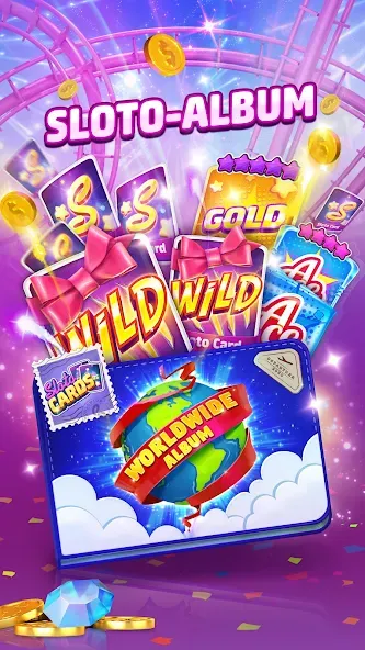 Slotomania™ Slots Casino Games (Слотомания)  [МОД Mega Pack] Screenshot 4