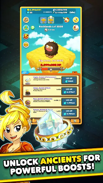 Clicker Heroes - Idle RPG (Кликер Герои)  [МОД Много монет] Screenshot 1