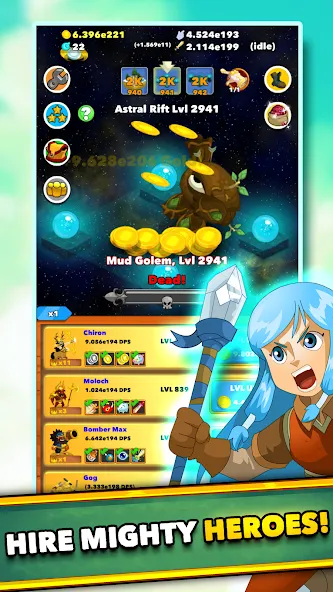 Clicker Heroes - Idle RPG (Кликер Герои)  [МОД Много монет] Screenshot 4