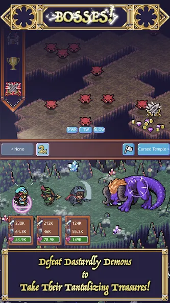 Cave Heroes:Idle Dungeon RPG (Кейв Хероес)  [МОД Unlocked] Screenshot 2