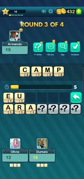 Word Battle (Уорд Баттл)  [МОД Бесконечные монеты] Screenshot 1