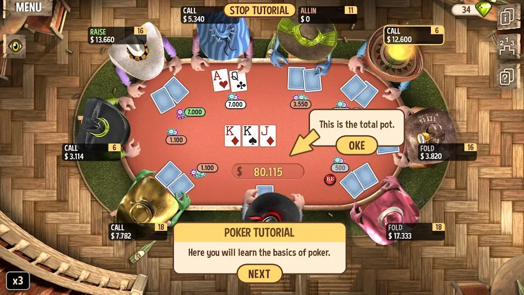 Learn Poker - How to Play  [МОД Menu] Screenshot 2