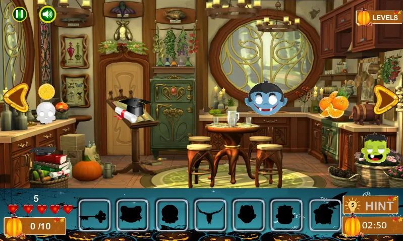 Halloween Hidden Objects (Хэллоуин Скрытые Объекты)  [МОД Unlocked] Screenshot 4