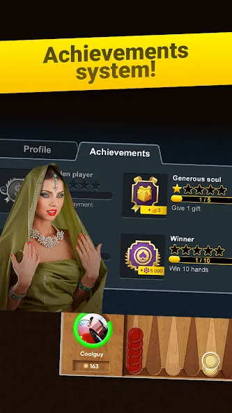 Backgammon Short Arena  [МОД Бесконечные монеты] Screenshot 4