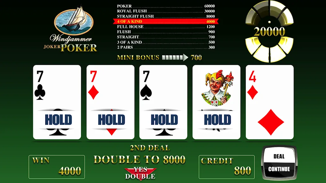 Windjammer Poker (Уиндджаммер Покер)  [МОД Бесконечные деньги] Screenshot 3