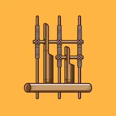 Скачать взломанную Angklung Instrument (Ангклунг инструмент)  [МОД Бесконечные монеты] - стабильная версия apk на Андроид