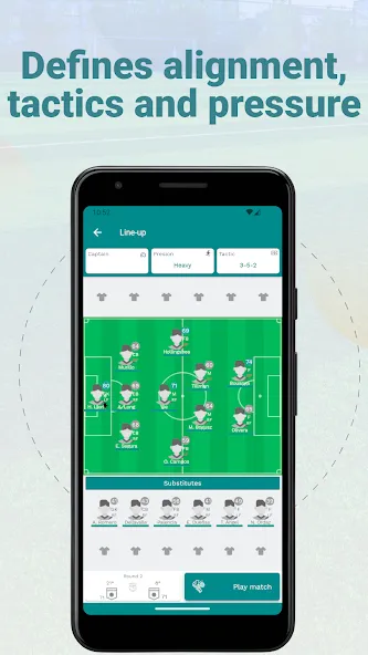 Superkickoff - Soccer manager (уперкикофф)  [МОД Много денег] Screenshot 5