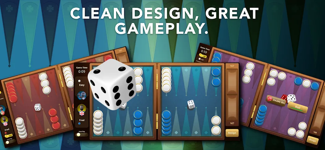 Backgammon Classic + Online  [МОД Бесконечные деньги] Screenshot 3