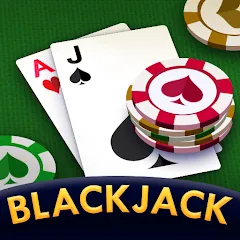 Взлом Blackjack 21: online casino (Блэкджек 21)  [МОД Много денег] - последняя версия apk на Андроид