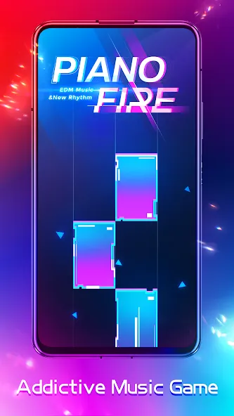 Piano Fire: Edm Music & Piano (Пиано Файр)  [МОД Все открыто] Screenshot 1