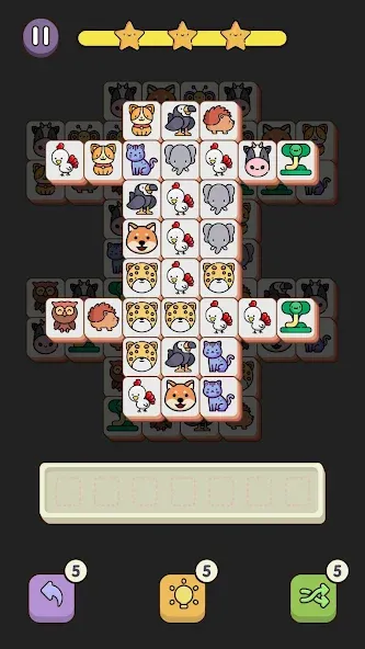 Match 3 Animal - Zen Puzzle (Матч 3 Животное)  [МОД Бесконечные деньги] Screenshot 3