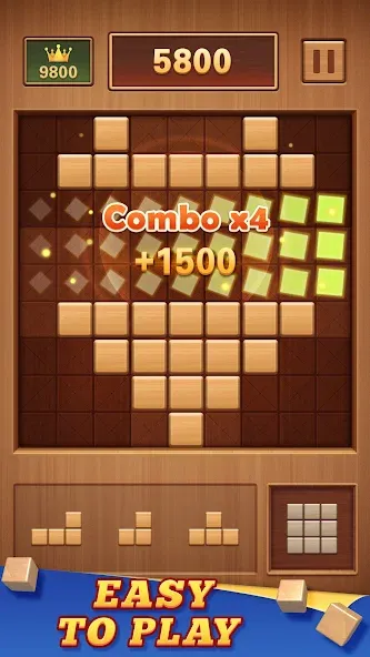 Wood Block 99 - Sudoku Puzzle (Вуд Блок 99)  [МОД Menu] Screenshot 3