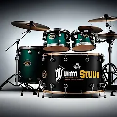 Взломанная Drum Studio: Bateria Virtual (Драм студио)  [МОД Много монет] - стабильная версия apk на Андроид