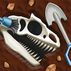 Скачать взломанную Dino Quest: Dig Dinosaur Game (Дино Квест)  [МОД Unlocked] - полная версия apk на Андроид