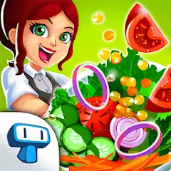 Взломанная My Salad Bar: Veggie Food Game (Мой салатбар)  [МОД Menu] - полная версия apk на Андроид