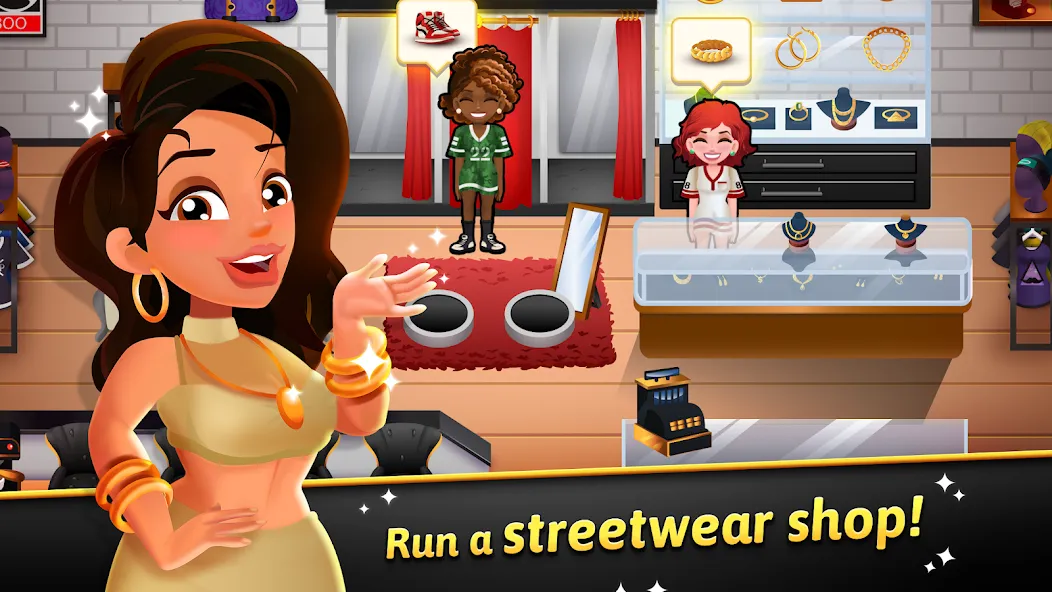 Hip Hop Salon Dash Beauty Game (Хипхоп салон Дэш красивая игра)  [МОД Unlimited Money] Screenshot 1