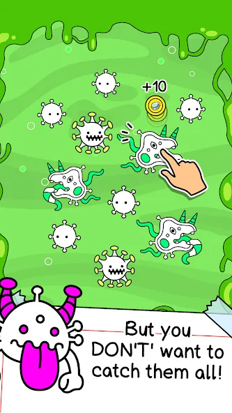 Virus Evolution: Merge Game (Вирус Эволюшн)  [МОД Бесконечные монеты] Screenshot 2