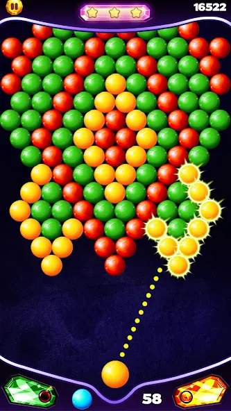 Bubble Shooter Classic (Бабл Шутер Классик)  [МОД Unlocked] Screenshot 5