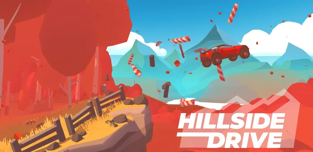 Hillside Drive: car racing (Хиллсайд Драйв Рейсинг)  [МОД Mega Pack] Screenshot 1