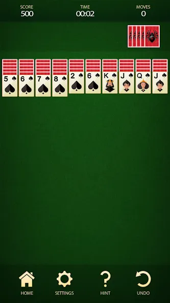 Spider Solitaire: Card Game (Спайдер Солитер)  [МОД Mega Pack] Screenshot 4