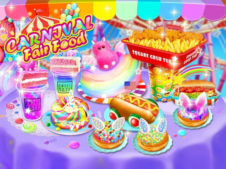 Unicorn Chef Games for Teens (Юникорн Шеф Игры для Подростков)  [МОД Бесконечные деньги] Screenshot 1