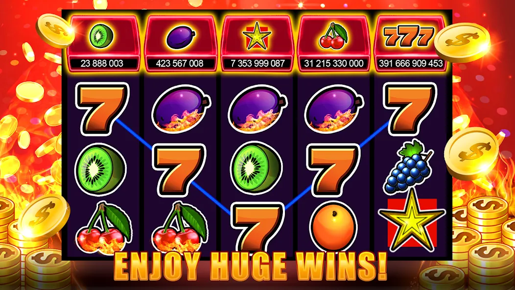 Slots 777 - Slot Machine Games  [МОД Много монет] Screenshot 2