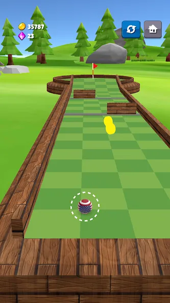 Mini Golf Game - Putt Putt 3D (Мини Гольф Челлендж)  [МОД Бесконечные деньги] Screenshot 1