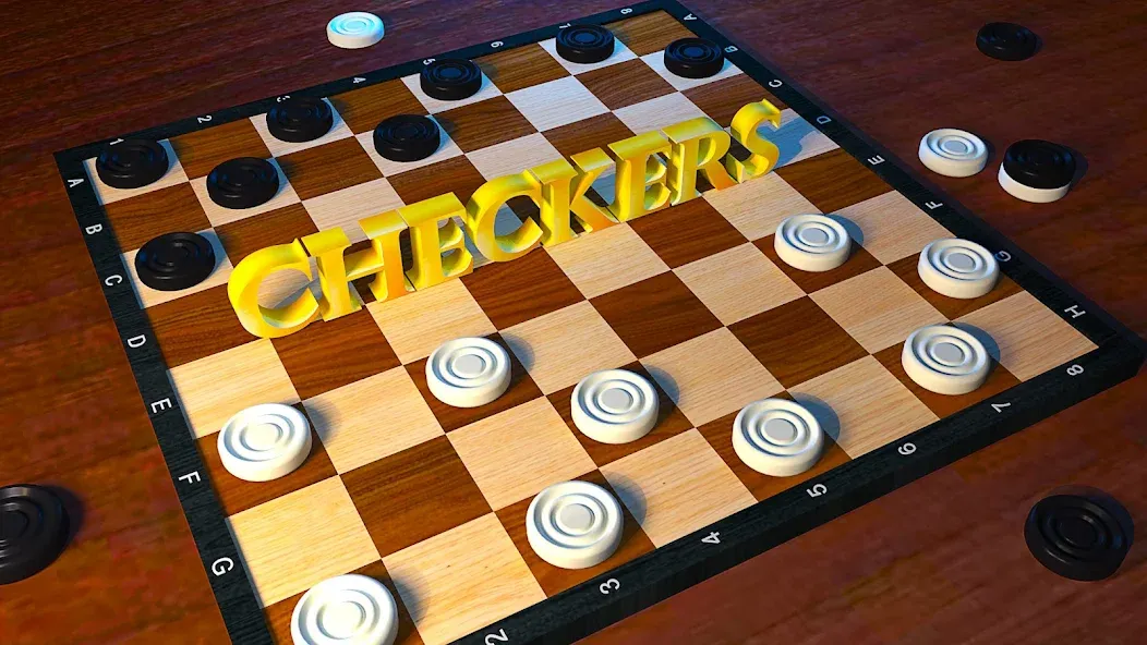 Checkers: Checkers Online- Dam  [МОД Бесконечные монеты] Screenshot 1