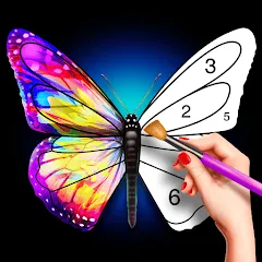 Скачать взломанную Tap Color Pro: Color By Number (Тап Колор Про)  [МОД Бесконечные деньги] - последняя версия apk на Андроид