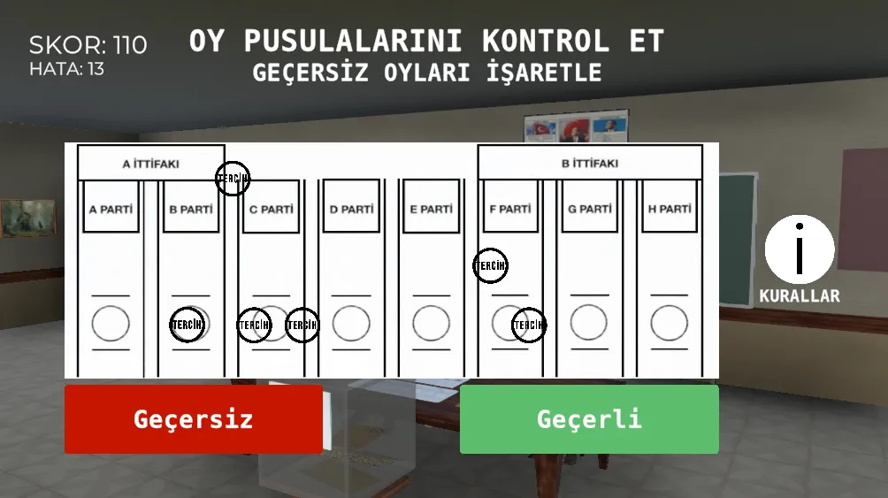 Seçim 2023 Müşahit oyunu  [МОД Бесконечные деньги] Screenshot 4