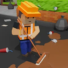 Взлом Cleaning Idle (Клининг Айдл)  [МОД Много денег] - стабильная версия apk на Андроид