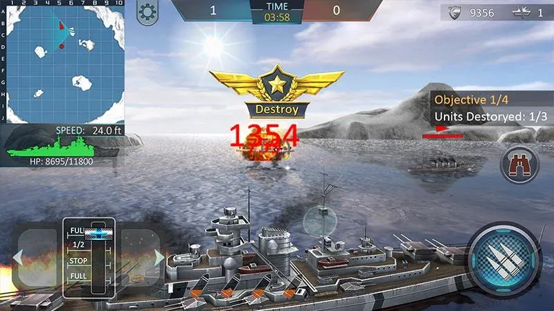 Warship Attack 3D  [МОД Бесконечные деньги] Screenshot 4