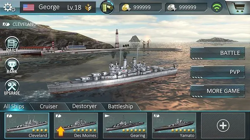 Warship Attack 3D  [МОД Бесконечные деньги] Screenshot 5