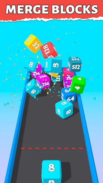 Bounce Merge 2048 Join Numbers  [МОД Много монет] Screenshot 2