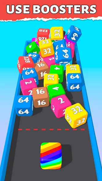 Bounce Merge 2048 Join Numbers  [МОД Много монет] Screenshot 4