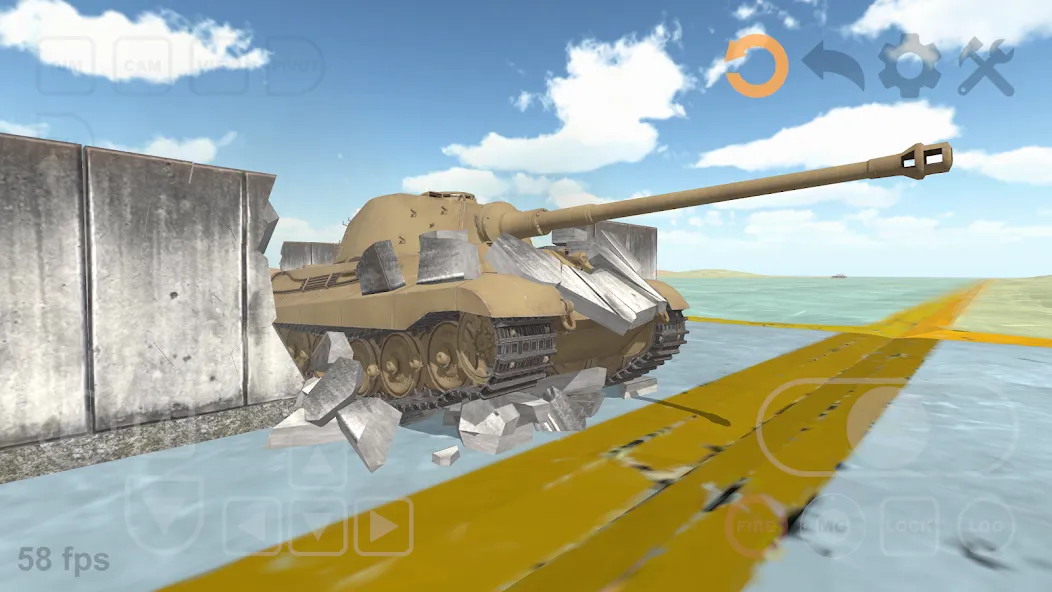 Tank Physics Mobile Vol.3  [МОД Unlocked] Screenshot 1