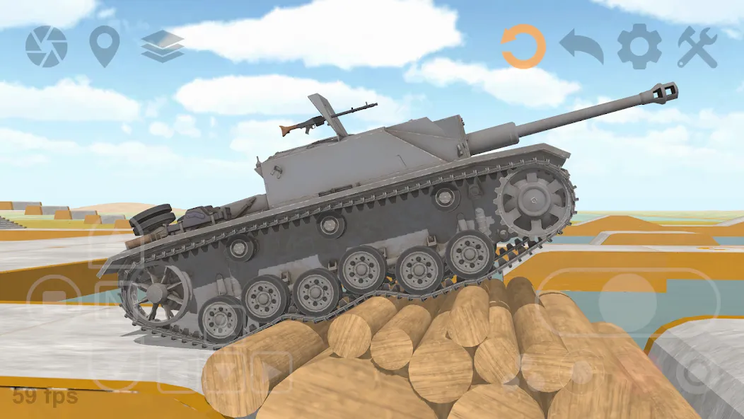 Tank Physics Mobile Vol.3  [МОД Unlocked] Screenshot 3