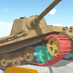 Взлом Tank Physics Mobile Vol.3  [МОД Unlocked] - полная версия apk на Андроид