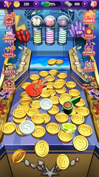 Coin Pusher (Коин Пушер)  [МОД Бесконечные монеты] Screenshot 3