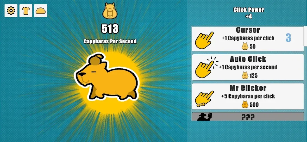 Capybara Clicker (Капибара Кликер)  [МОД Меню] Screenshot 1