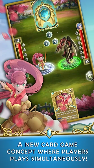 Crystal Soul - TCG Card Battle  [МОД Все открыто] Screenshot 1