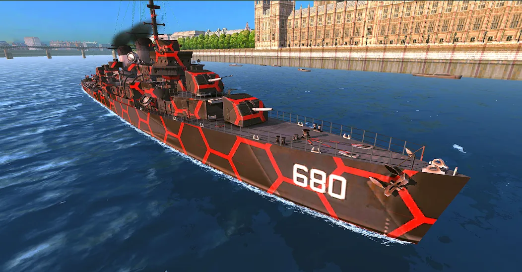 Battle of Warships: Online (Баттл оф Уоршипс)  [МОД Меню] Screenshot 1