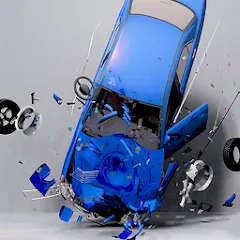 Скачать взломанную Demolition Derby Mad Car Crash (Дерби Деструкция Симулятор)  [МОД Mega Pack] - последняя версия apk на Андроид