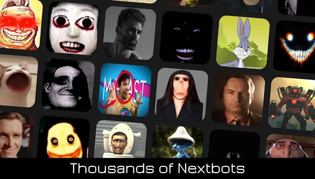 Nextbots Online: Sandbox (Некстботс Онлайн)  [МОД Бесконечные деньги] Screenshot 1