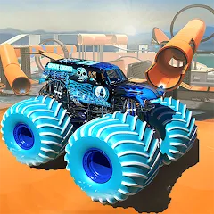 Скачать взлом Monster Truck Car Game 3d (Монстр Трак Стант)  [МОД Unlocked] - последняя версия apk на Андроид